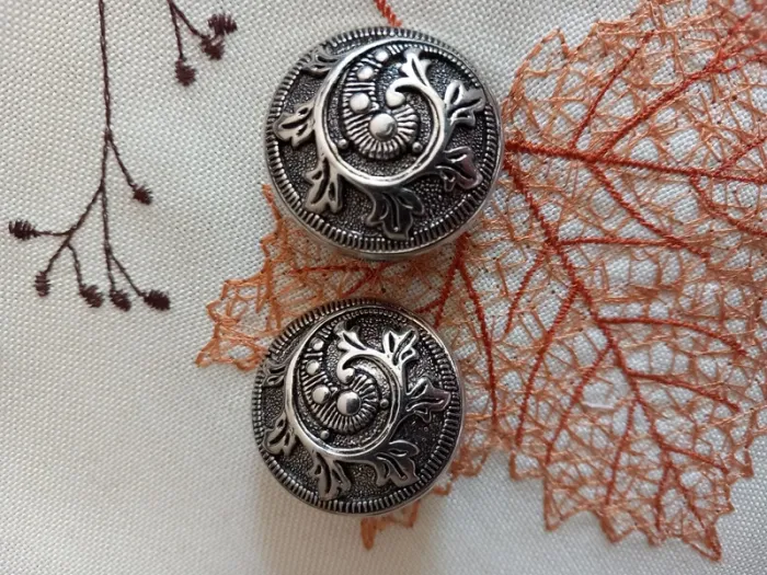 Boucles d'oreilles vintage à clip - photo numéro 2