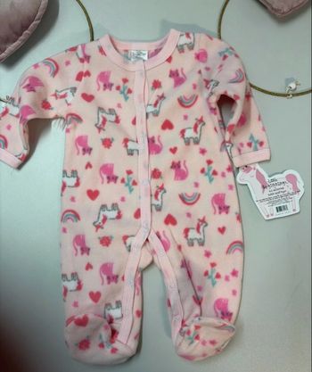 Pyjama bébé fille - neuf - Little beginning - Taille 0/3 mois 