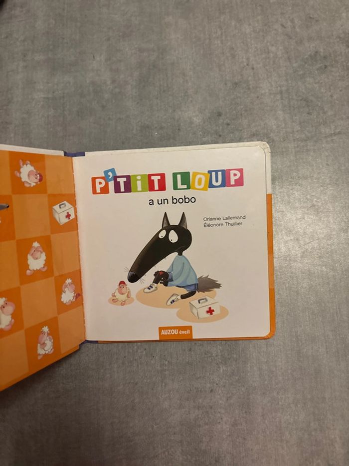 Livre petit loup a un bobo - photo numéro 2