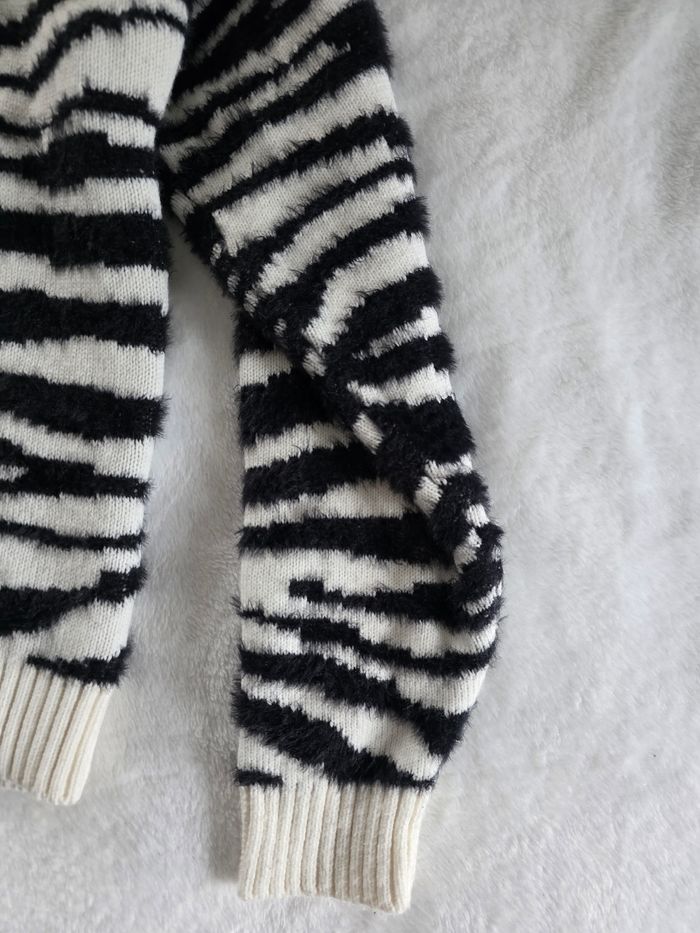 Cardigan doux zèbre - photo numéro 6
