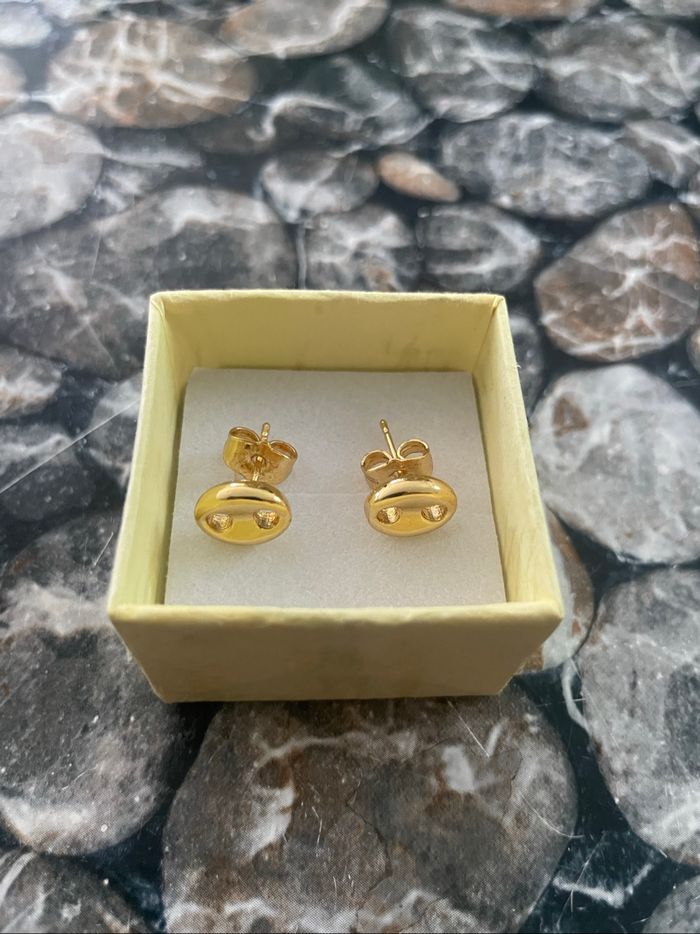 Boucles d’oreilles grain de café - photo numéro 4