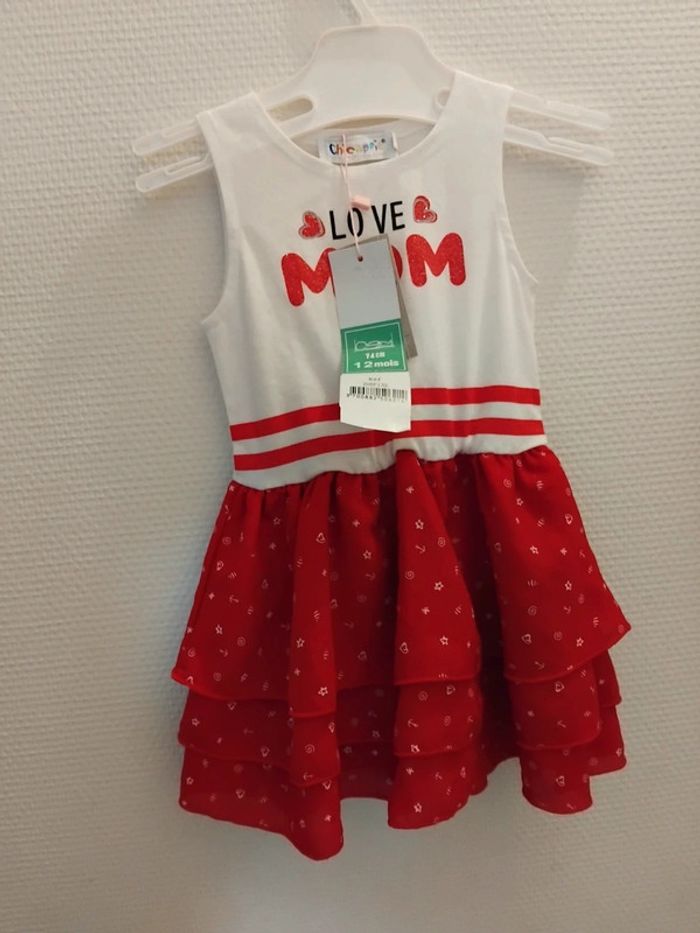 Robe fille neuf 12mois + boléro - photo numéro 9