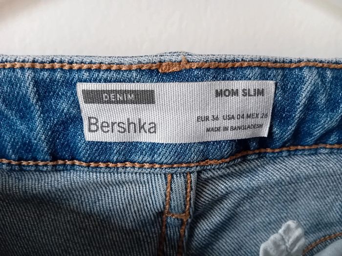 Jean mom slim bershka 36 - photo numéro 4