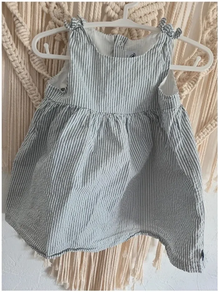 Jolie robe enfant bébé fille 6 mois petit bateau - photo numéro 2