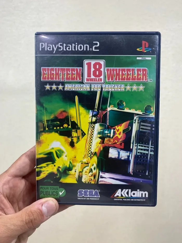 🎮 Jeu PS2 - 18 Wheeler: American Pro Trucker - Complet avec Notice
