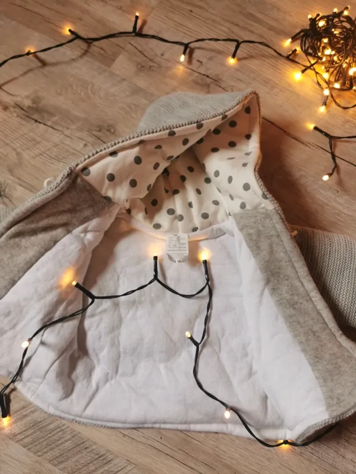 Manteau bébé gris. - photo numéro 7