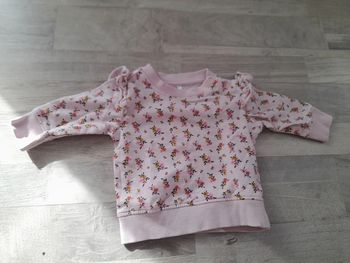 Sweat 6 m fille rose