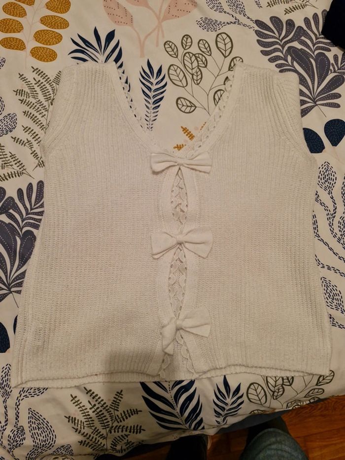 Pull blanc - photo numéro 4