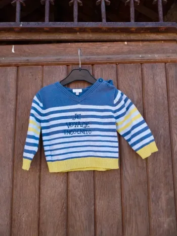 Pull bébé garçon 18 mois absorba