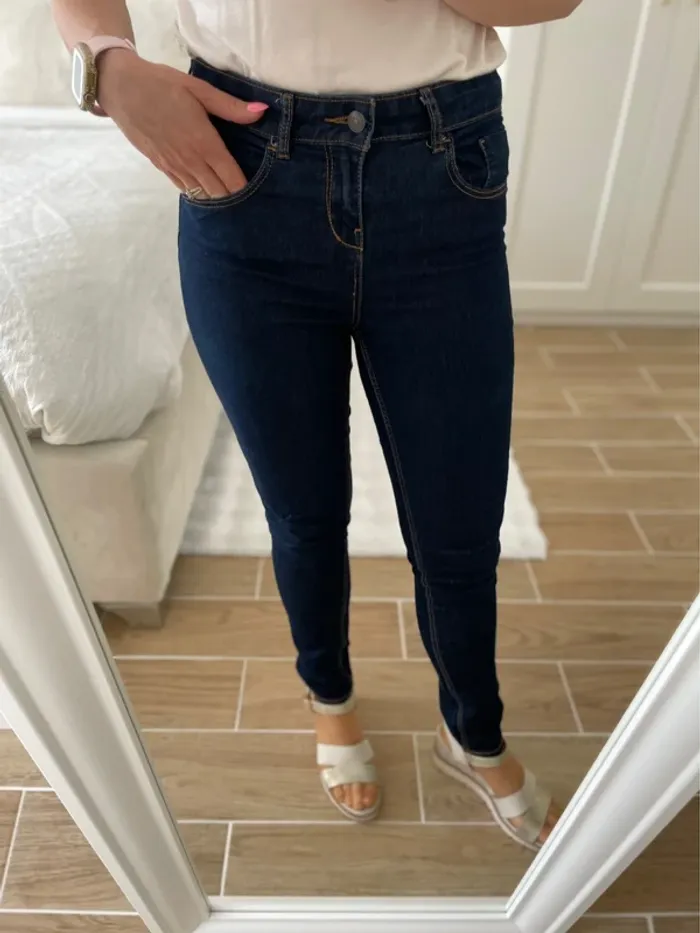 Jean Skinny, bleu, taille 38 neuf - photo numéro 4