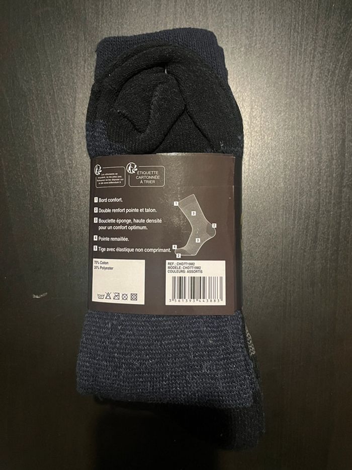 Lot de 3 paires de chaussettes homme Pointure 39/42 - photo numéro 2