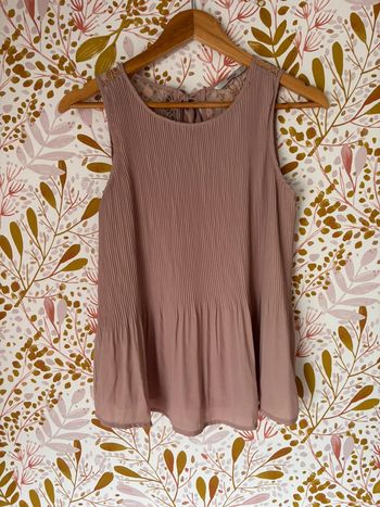 Top péplum only vieux rose