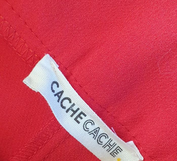 💜 Pantalon cigarette uni taille M 38 Cache Cache #emyfleury_38femme - photo numéro 4