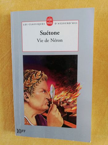 Livre. Vie de Neron. Suetone. Scolaire