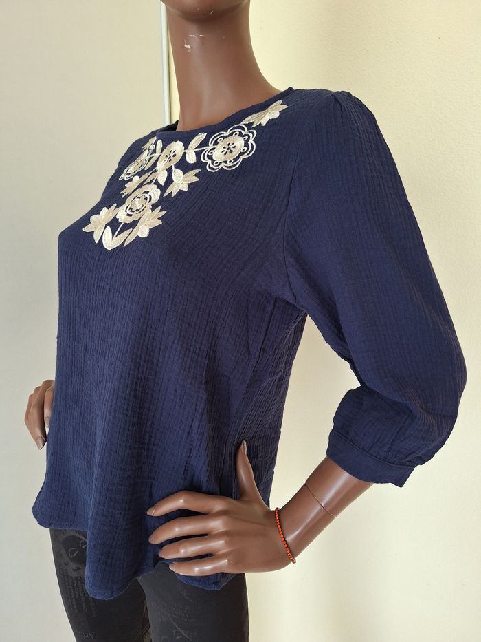 Blouse en coton taille XL marque Suzzy & Milly - photo numéro 3