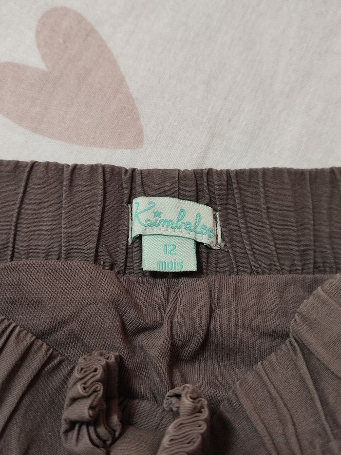 Pantalon marron - 12 mois - Très bon état - Kimbaloo - photo numéro 5