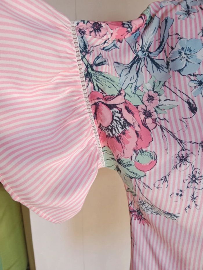 Chemise rayée ajouré - photo numéro 4
