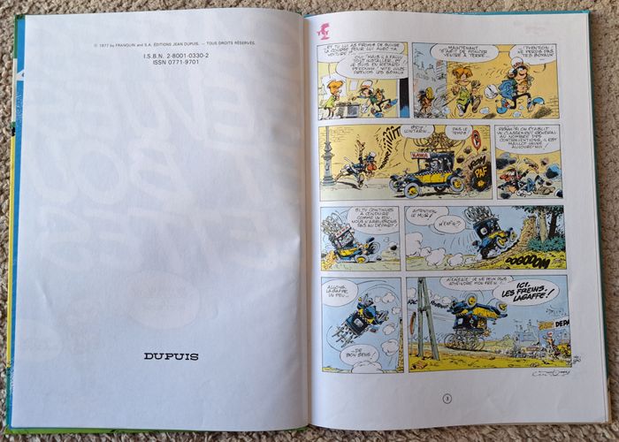 📚 BD Gaston tome 11 Gaffes, bévues et boulettes - 1988 - photo numéro 2