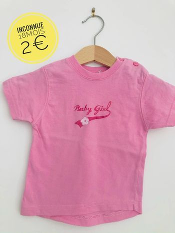 Tee-shirt en 18mois