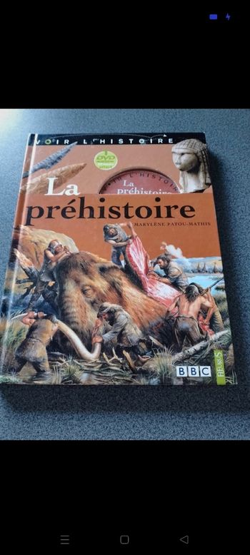 Livre avec CD La Préhistoire