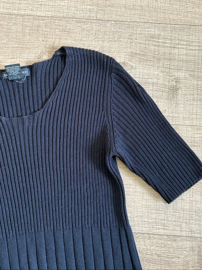 Robe pull noire à manches courtes Banana Republic taille M TBE - photo numéro 9