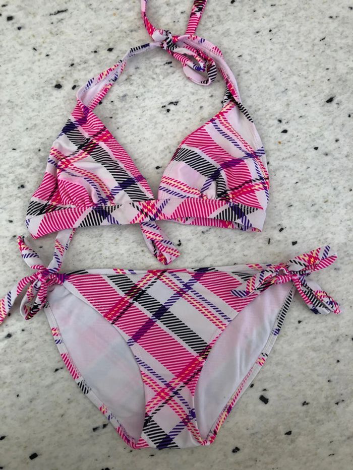 Maillot de bain 2 pièces à carreaux Ingear L
