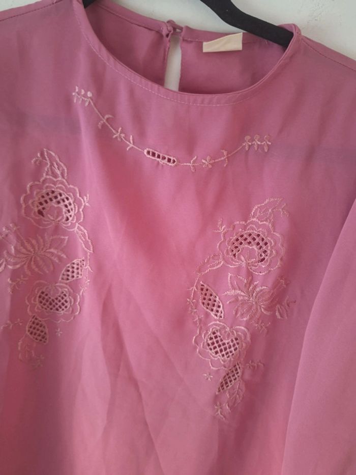 Blouse rose - photo numéro 2