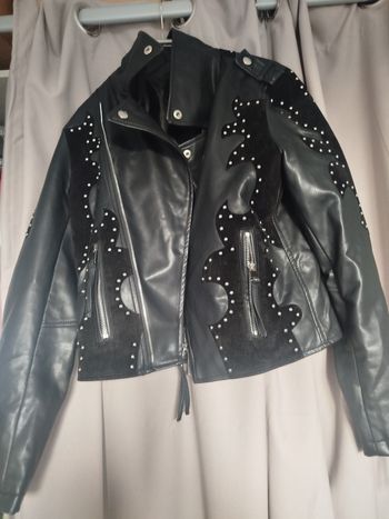 Veste en simili cuir 