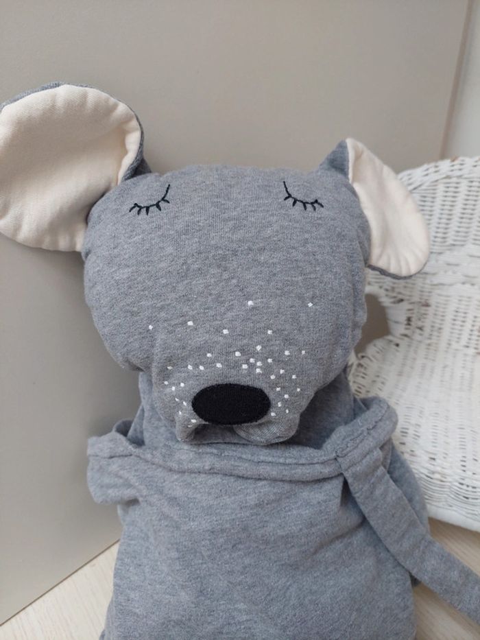 Wooly Organic -
Peluche Range-Pyjama Souris grise - photo numéro 2