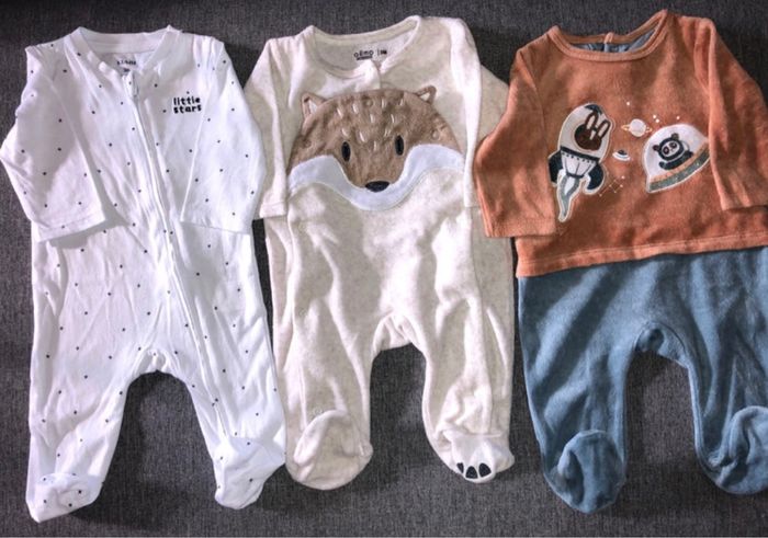 Lot 3 pyjamas bébé 👶🏼