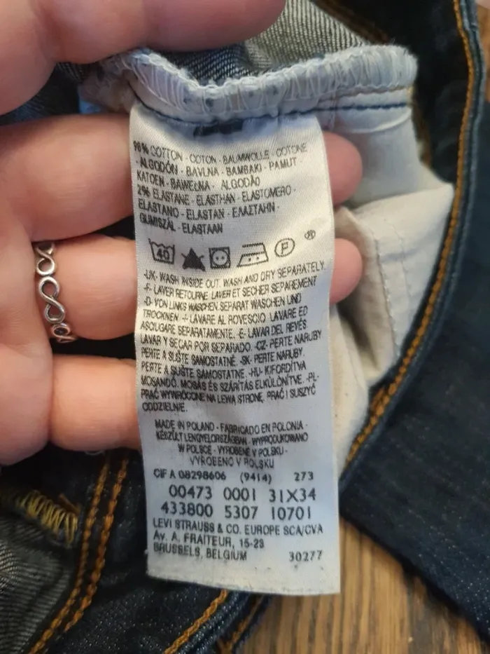 Jeans Levi's femme skinny fit 473 w31 L34 - photo numéro 15