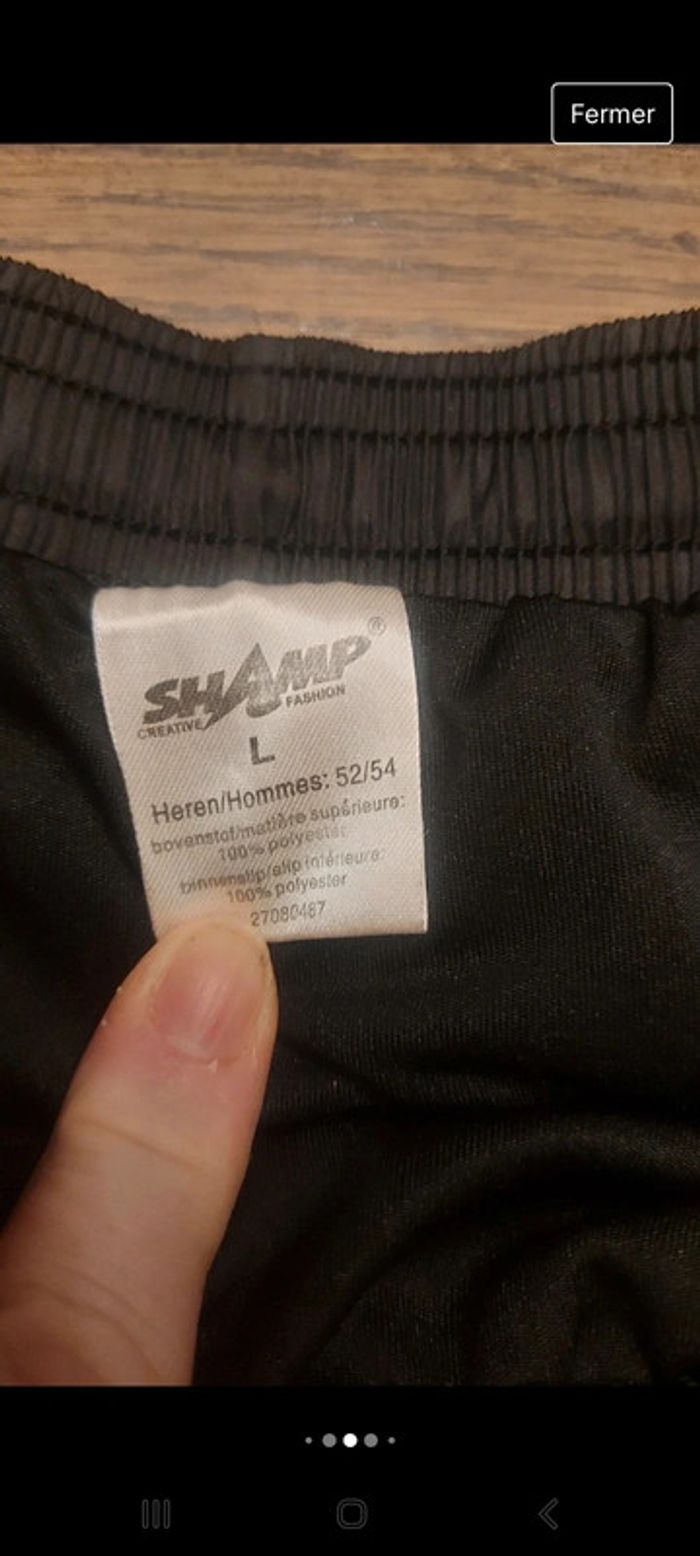 Short de course homme noir Shamp  L 52/54 - photo numéro 5