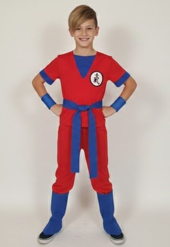 
Déguisement Ninja Guerrier Rouge & Bleu 7 ans