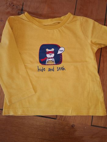 Maillot manches longues 18 mois garçon