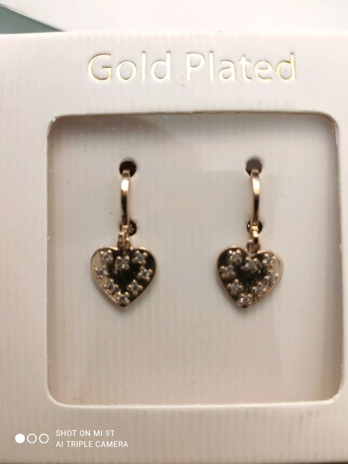 Boucles d'oreilles coeur