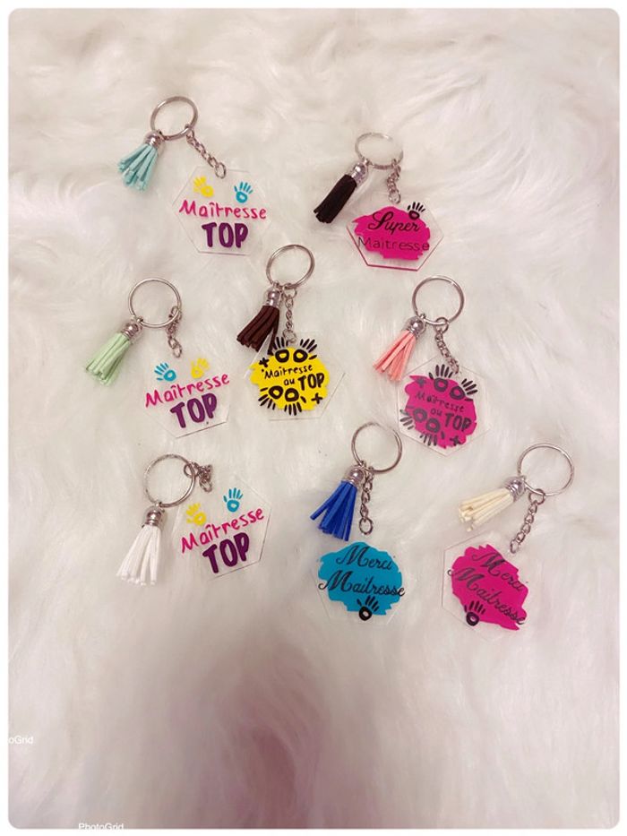 Porte clef cadeau Maitresse prix unitaire - photo numéro 2