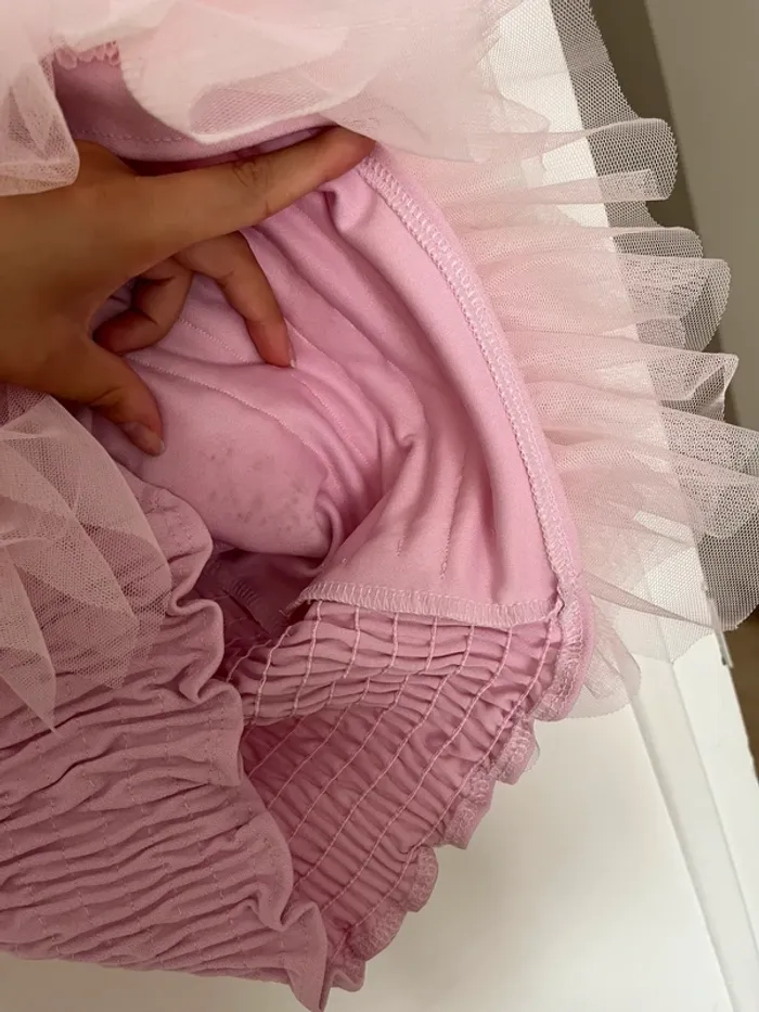 Top froufrou inspi z rose - photo numéro 3