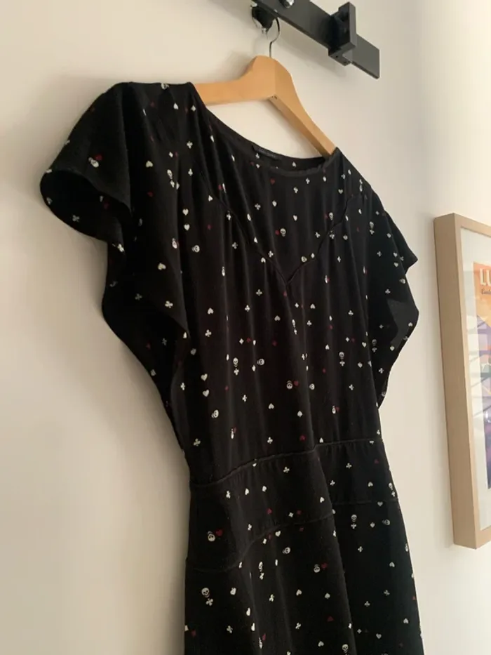 Ikks robe été noire et motifs - photo numéro 10