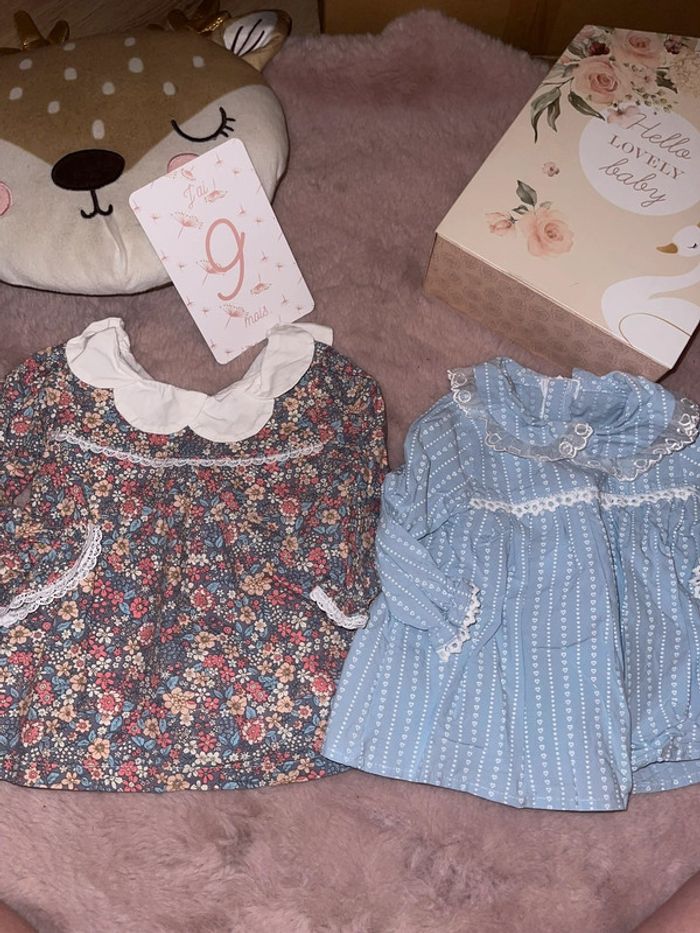 Lot de 2 blouse 9mois