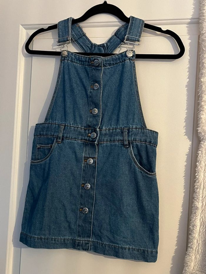 Salopette jupe en jean
