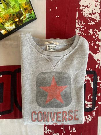 Sweat Converse gris made in italy taille