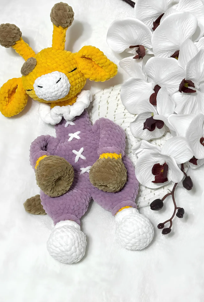 🦒✨ Doudou girafe au crochet 🧶💛 - photo numéro 2