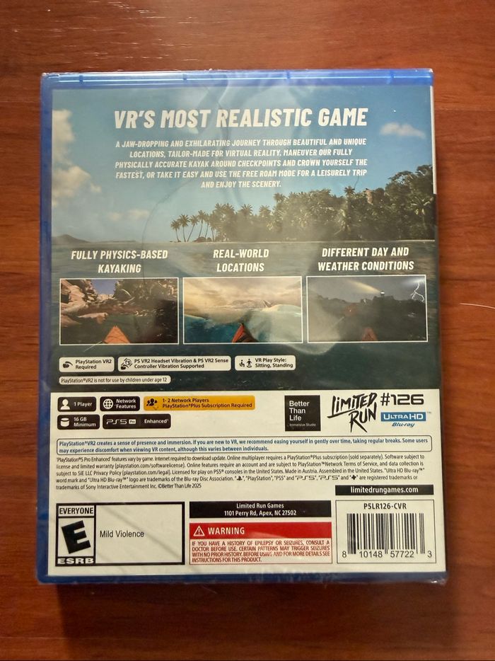 Kayak VR Mirage Jeu Sony Playstation 5 Ps5 PSVR2 Limited Run Games LRG #126 - photo numéro 2