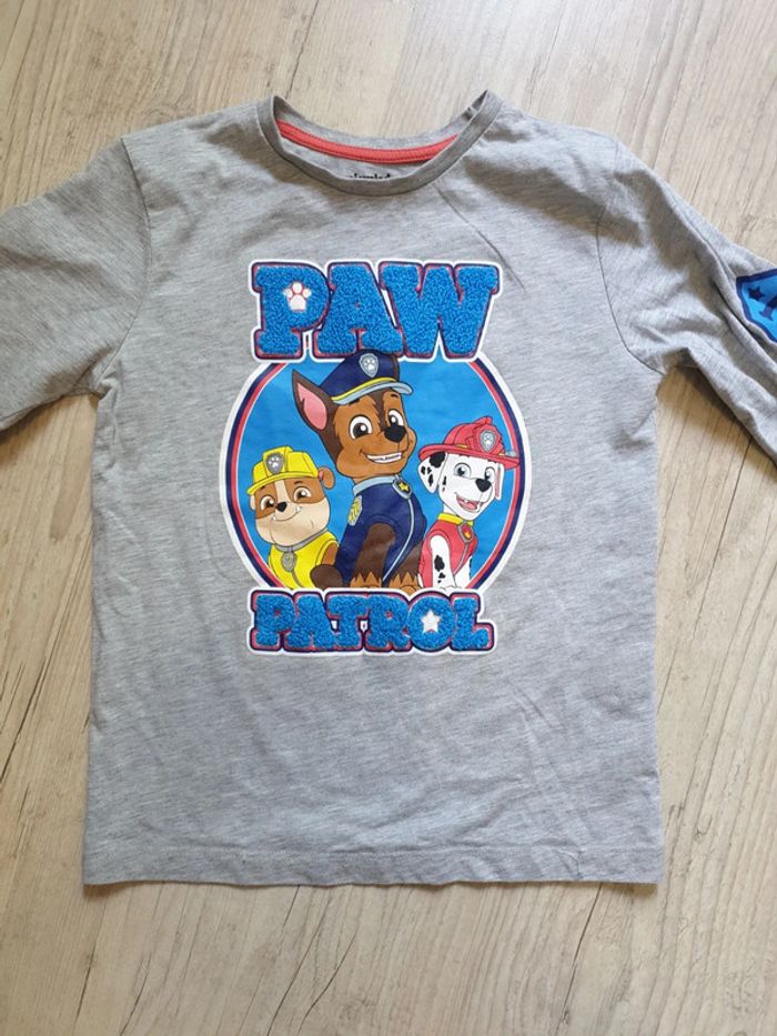 T shirt manches longues pat patrouille