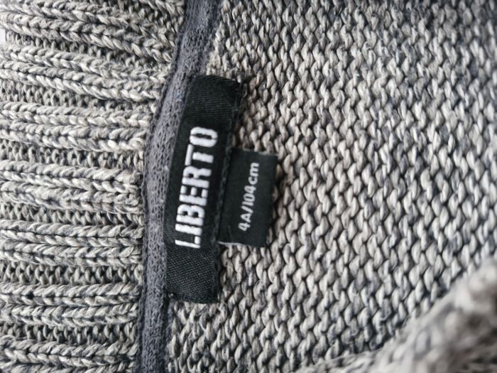 Gilet zippé 4 ans Liberto Gris chiné - photo numéro 5