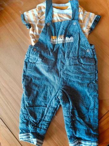 Salopette et tee shirt  🦊