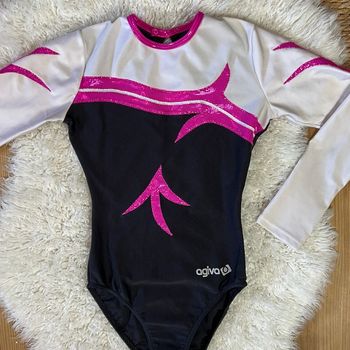 Magnifique justaucorps gymnastique Agiva - 10 ans 
