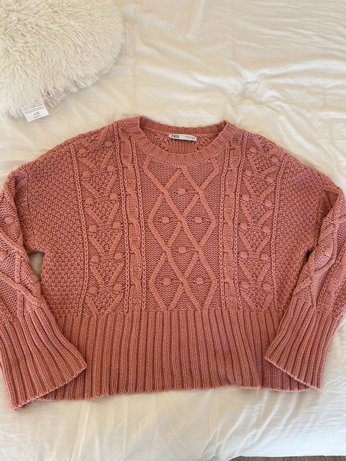Pull épais en maille Zara - photo numéro 9
