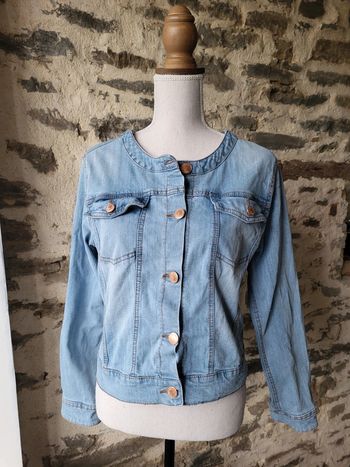 Veste en jean bleue claire Women Only Taille 40