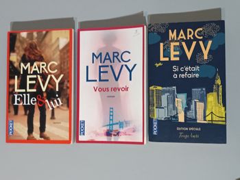 3 livres Pocket Marc Lévy 